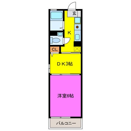 すずらんの物件間取画像